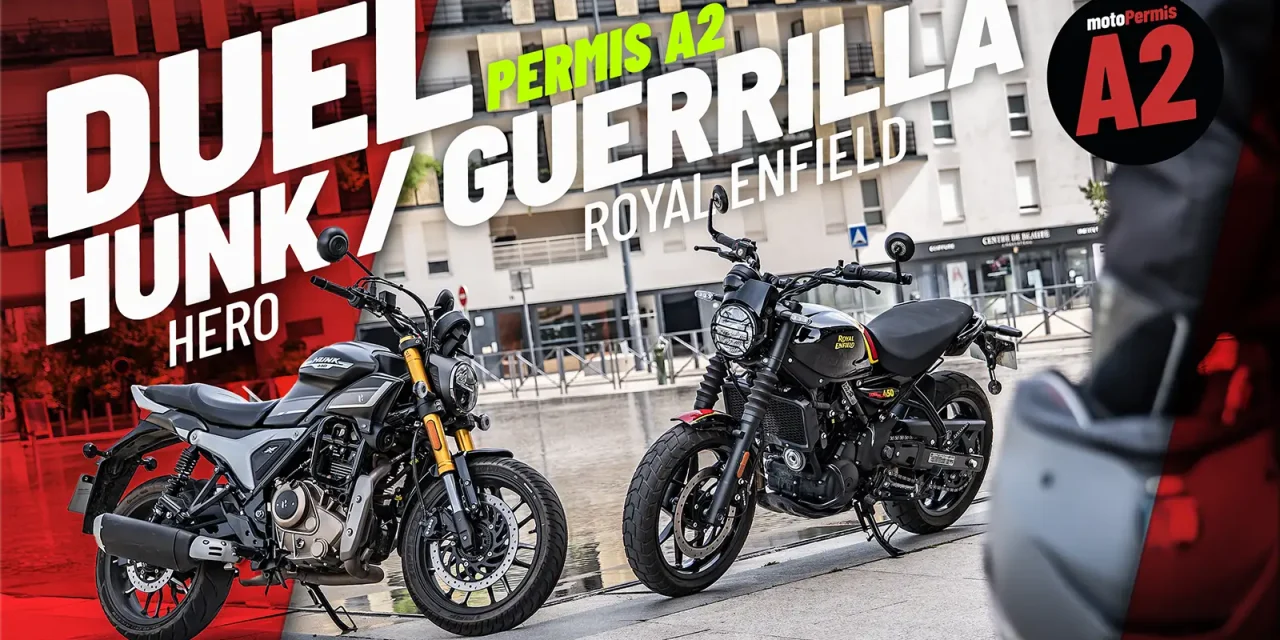 Guerrilla 450 vs Hunk 440 : le match des roadsters A2