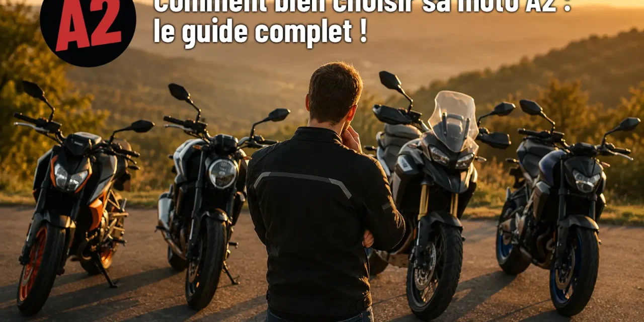 Comment bien choisir sa moto A2 : le guide complet pour un premier achat réussi