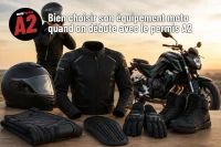 Bien choisir son équipement moto quand on débute avec le permis A2