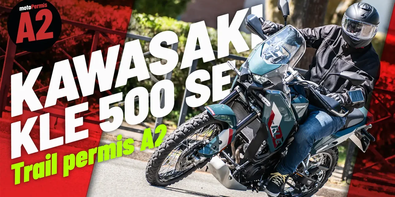 Essai Kawasaki KLE 500 SE : un trail idéal pour le permis A2 ?