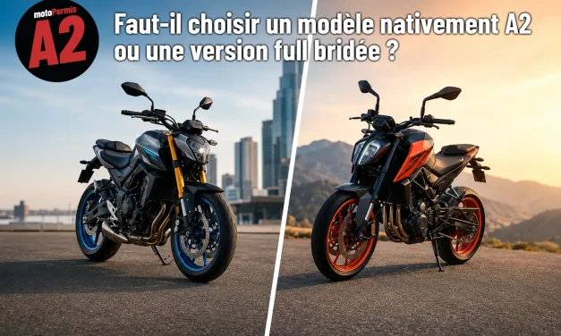 Moto A2 : modèle A2 ou moto bridée, que choisir ?