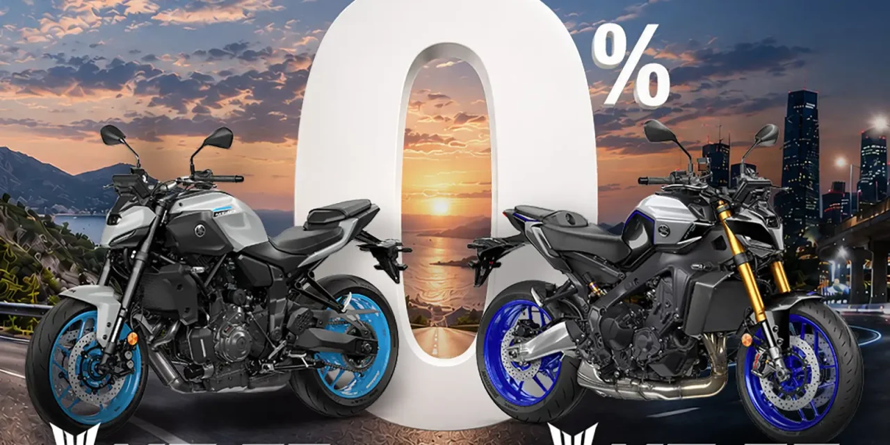 Yamaha MT-07 et MT-09 crédit taux 0 % pour les A2