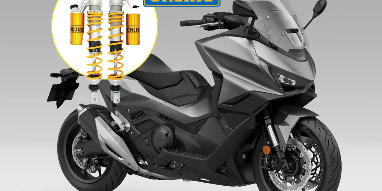 Öhlins Honda Forza : la suspension des champions s&rsquo;invite sous la selle