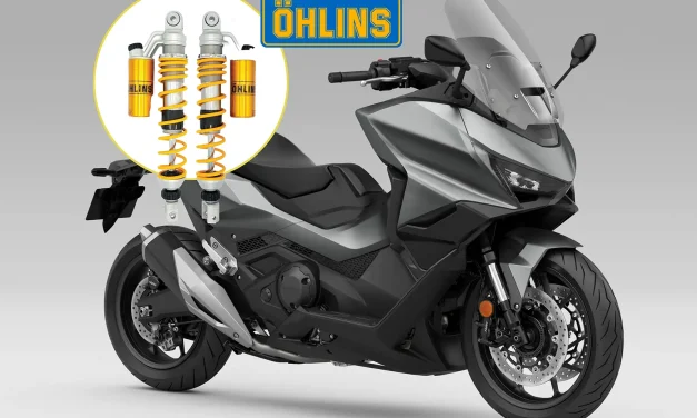 Öhlins Honda Forza : la suspension des champions s&rsquo;invite sous la selle